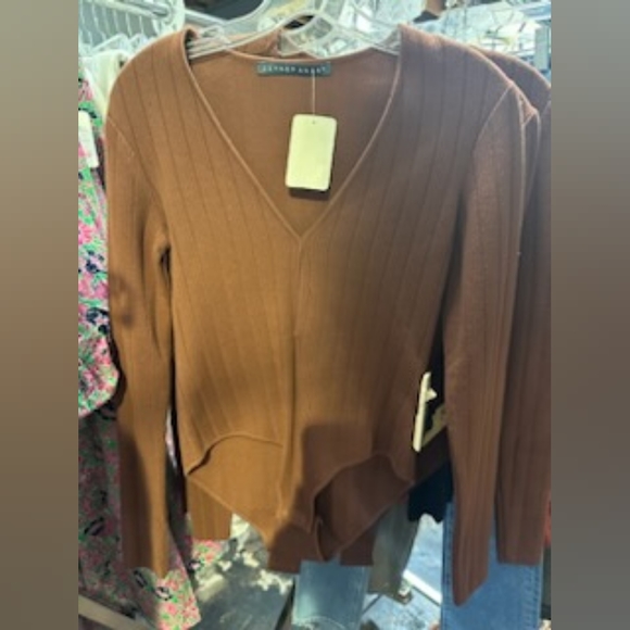 NWT $850 Zeynep Arcay ribbed bodysuit - Picture 1 of 1